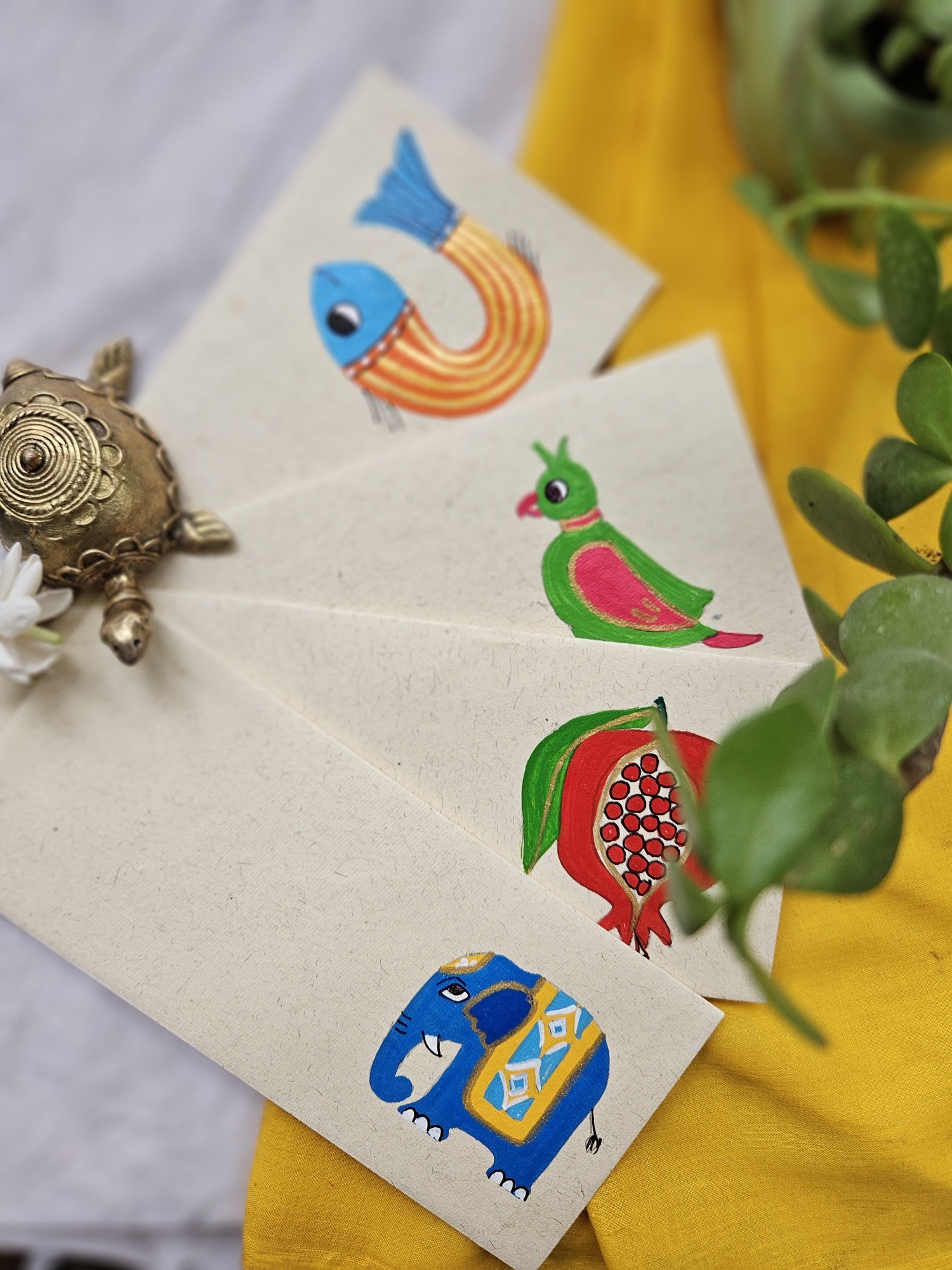 Jungle Saathi Envelopes β Handcrafted Pack of 4